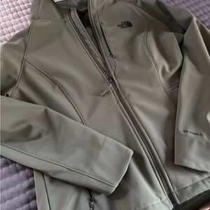 The North Face Olive Green WindWall Softshell Jacket - Women’s Large